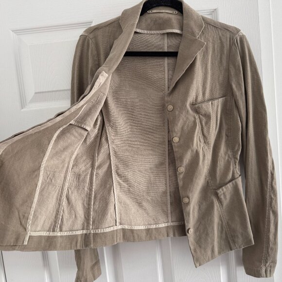Annette Gortz "Toka" Linen/Cotton Jacket in "Sand", size 36 - Picture 4 of 15